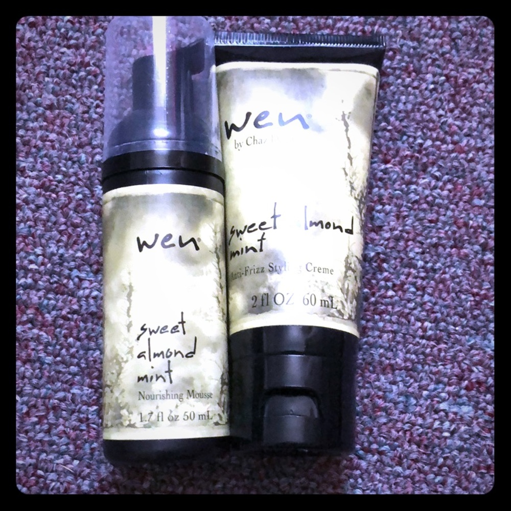 Wen mousse and styling creme
